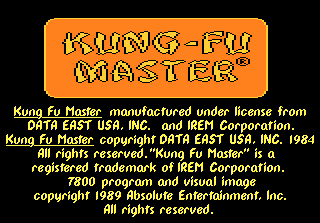 Kung-Fu Master screenshot 3 for Atari 7800